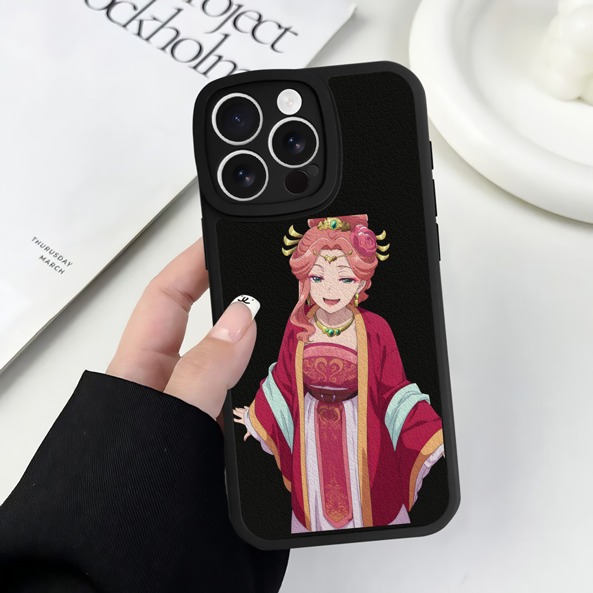 薬屋のひとりごと The Apothecary Diaries 【iPhone 16シリーズ対応】シリコンスマホケース（レザー調） 材質：シリコン